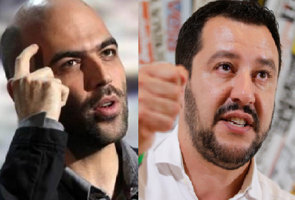 Saviano vs Salvini: battibecco a colpi di tweet sul caso Diciotti. Il ministro: “Tornano le sue fesserie”