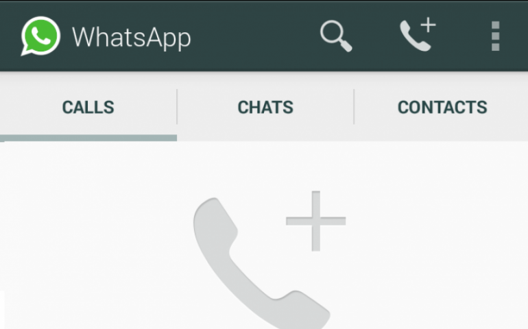 Non solo chat, da oggi con WhatsApp è possibile effettuare chiamate vocali.
