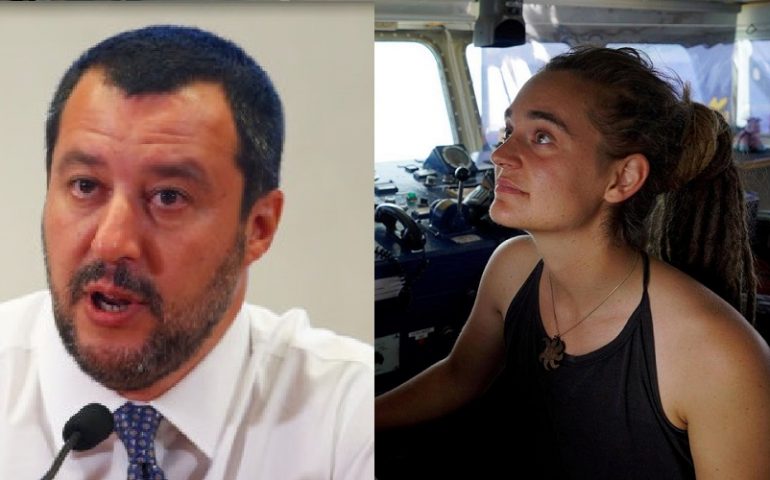 Matteo Salvini indagato per diffamazione nei confronti di Carola Rackete