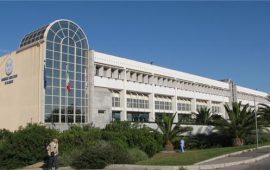 Fotografia dell'edificio del Policlinico Universitario di Monserrato.