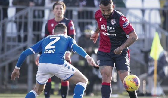 Foto della partita Brescia-Cagliari: Joao Pedro in azione.