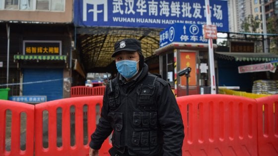 Immagine dalla città cinese Wuhan, epicentro dell'epidemia Coronavirus.