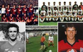 Immagini delle due compagini sarde che diedero vita allo storico derby sardo, Cagliari-Torres, del 1989.