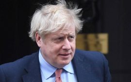 Immagine del primo ministro britannico Boris Johnson prima di essere colpito dal COVID-19.