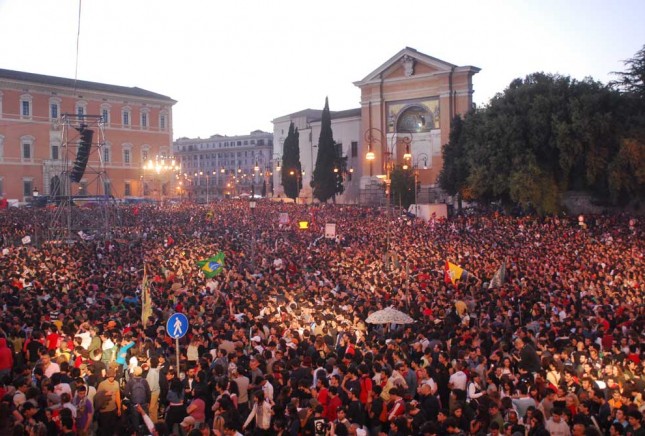 Immagine di repertorio del concerto del Primo Maggio a Roma.