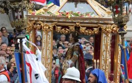 Foto di repertorio della Festa di Sant'Efisio.