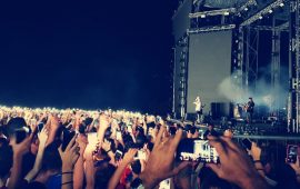 Immagine esemplificativa di un concerto in Sardegna del 2019. Red Valley, esibizione di Salmo.