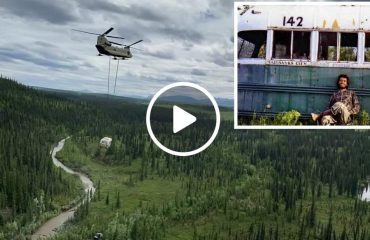 Immagine del "Magic Bus" spostato in Alaska.