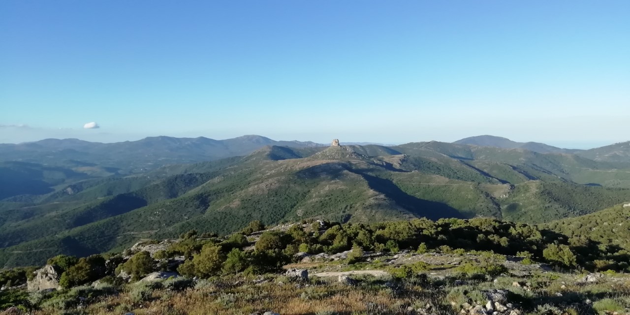 Panorama che si può ammirare dalla cima di Margiani Pubusa.