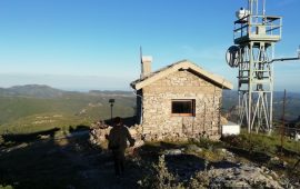 Punta Margiani Pubusa, a 1300 mslm, nel territorio di Seui.