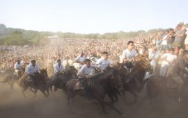 Foto di repertorio, della spettacolare Ardia di Sedilo.