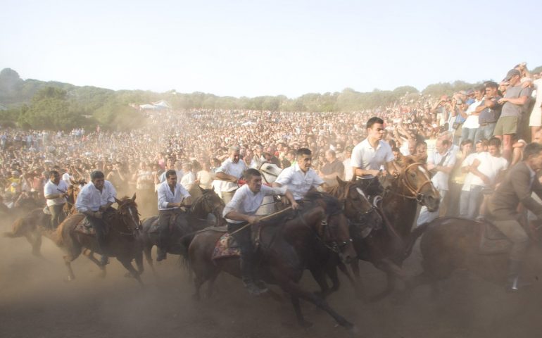 Foto di repertorio, della spettacolare Ardia di Sedilo.