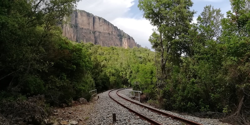 Tratto ancora chiuso della Linea ferroviaria Mandas-Arbatax.