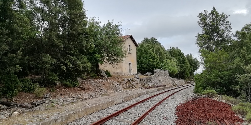 Tratto ancora chiuso della Linea ferroviaria Mandas-Arbatax.