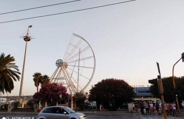 La discussa ruota panoramica di Cagliari.