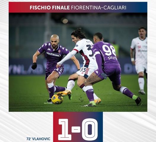 Casteddu perdet contra sa Fiorentina: pro is sardos galu crisi de resurtado