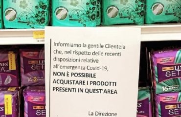 assorbenti dopo le 18