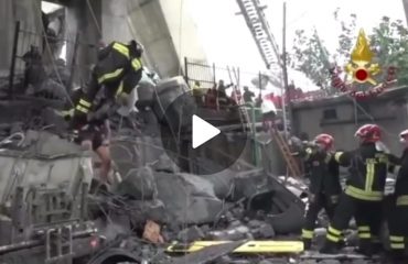 vigili del fuoco ponte morandi