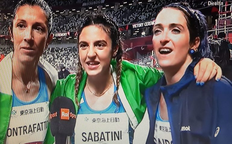 Paralimpiadi, Sabatini, Caironi e Contrafatto: leggendaria tripletta nei 100 metri donne