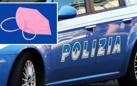 polizia-mascherine-rosa