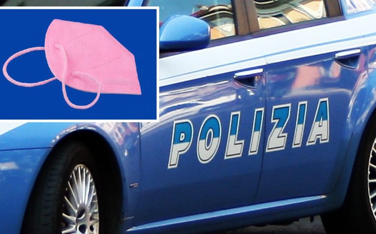 polizia-mascherine-rosa