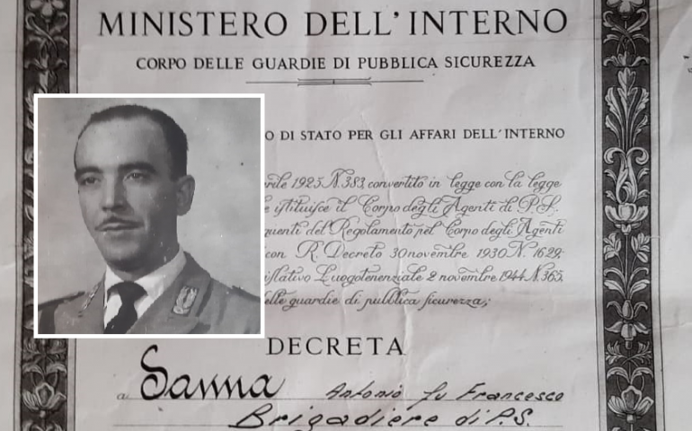 Su brigaderi Antonio Sanna, chi aiat afrontadu su primu grandu irrobatòriu istradale de su pustisgherra