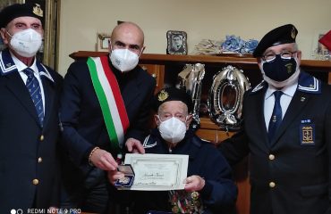 L'assessore Sorgia col signor Mulas