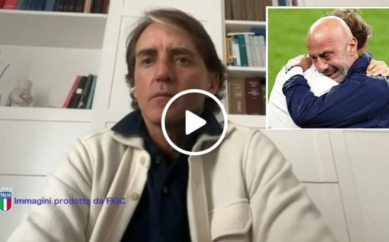 (VIDEO) L’addio commosso di Mancini a Vialli: “Speravo in un miracolo, per me era un fratello”