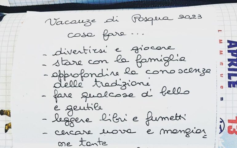 I compiti per le vacanze pasquali? “Giocare, divertirsi e stare con la famiglia”. La scelta educativa di una docente