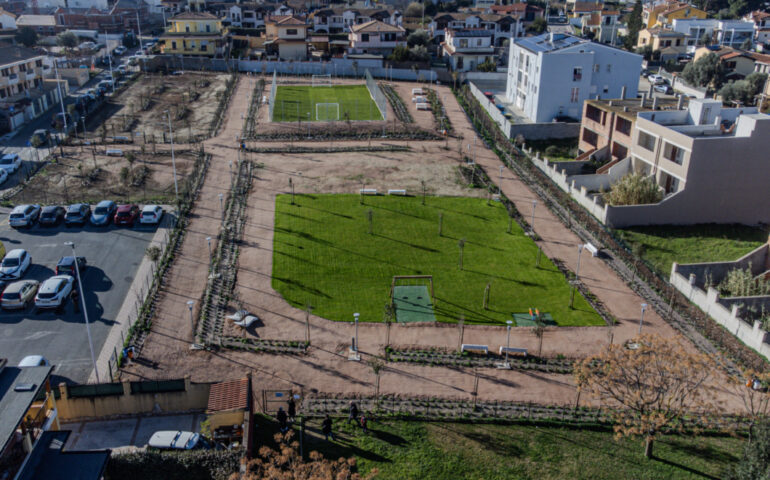 Cagliari, aperta una nuova area verde polifunzionale a Baracca Manna