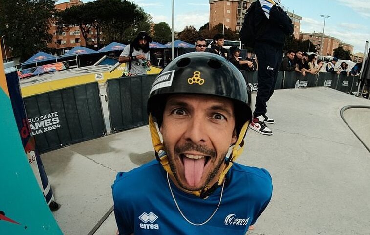 Su casteddaju Asunis contrappuntat po sa Sardigna a sa World Cup de Roller Free Style in Shanghai