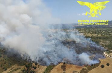 incendio a Nurri