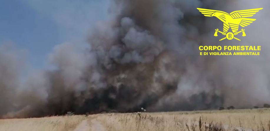 incendio a OZIERI