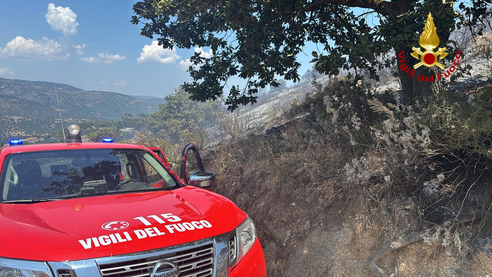 incendio a nuoro
