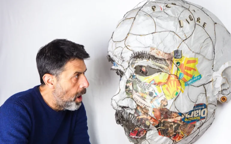 “Esprimere idee, provocare emozioni, riflettere sulla realtà”: l’arte secondo il nuorese Paolo Mura