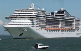 Una nave da crociera MSC