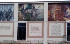 Il murale di Pina Monne