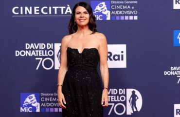 Geppi Cucciari ai Davi di Donatello PH Profilo IG Geppi Cucciari