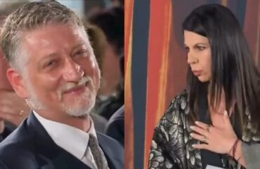 geppi cucciari e il ministro giuli