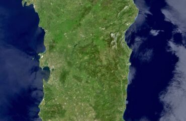 sardegna vista dal satellite