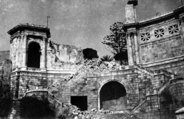 Il Bastione di Cagliari distrutto dalle bombe