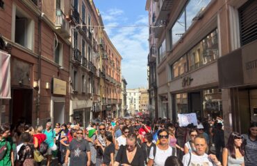 manifestazione per la palestina a Cagliari