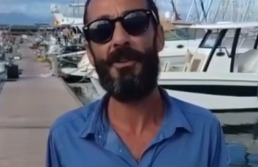 Marco Loi in partenza per Gaza