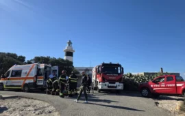 escursionista caduto a calamosca