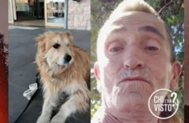 uomo scomparso col suo cane