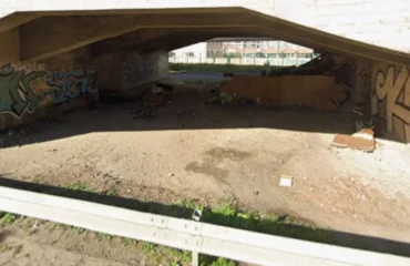 senzatetto, cavalcavia via brenta