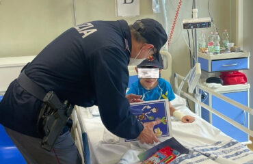 L'iniziativa della Polizia al Microcitemico