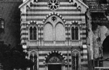 antica facciata della chiesa di bonaria