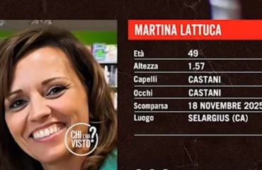 scomparsa martina lattuca