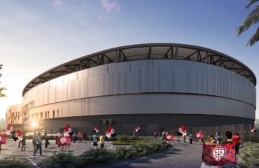 Il rendering del nuovo stadio